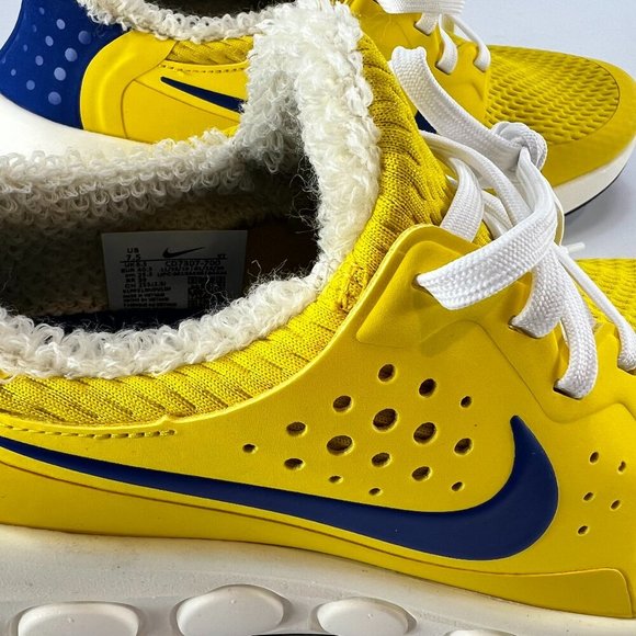 Nike Cruzrone Speed Yellow / Game Royal NIB Running Shoes - Picture 12 of 14